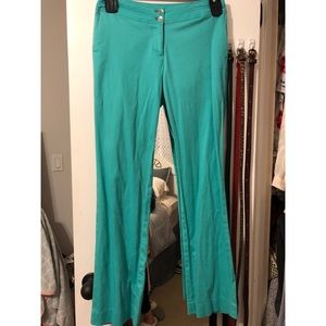 Teal trousers, size 6, Cato